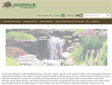 Tablet Screenshot of hickoryhollowlandscapers.com